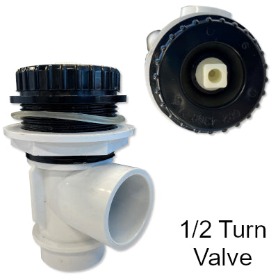 Valve Bullfrog Spas 1/2 turn with water feature function – Ref. 10-00755