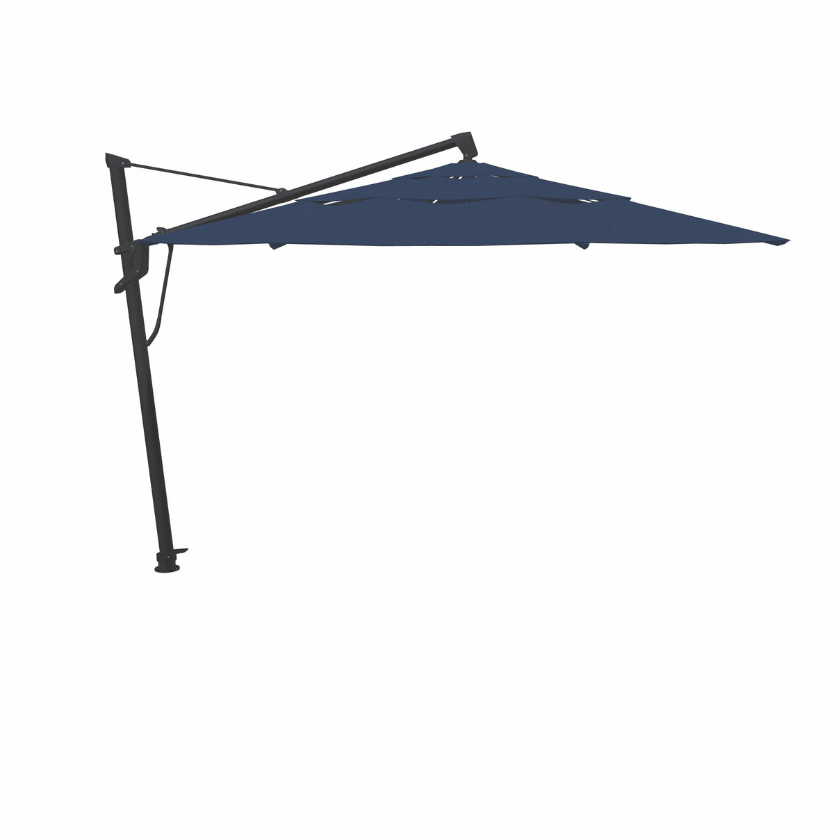 Treasure Garden Starlux AKZ Plus 13’ Octagonal Cantilever Umbrella Latitude Navy | Cantilever Umbrella with Built-in Lights