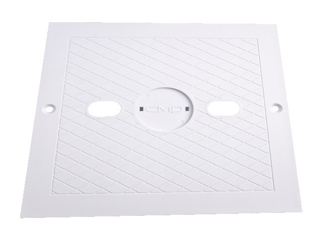 CMP White Square Skimmer Lid – Replacement for Hayward SPX1082E and Waterway – 25538-500-000