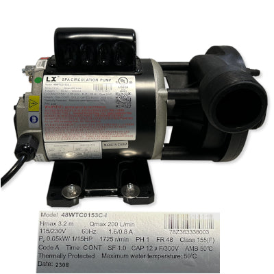 Bullfrog Circulation Pump – 120/220 V, 60 Hz, 1 speed (2024+), OEM — SKU 65-04454