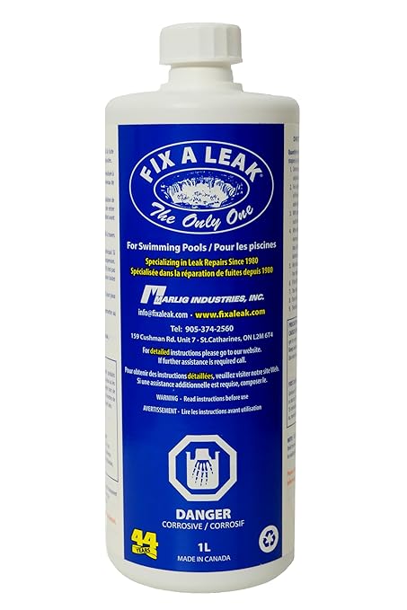 Leak Sealant – Fix A Leak 1 Litre / 32 oz – For Pools and Spas