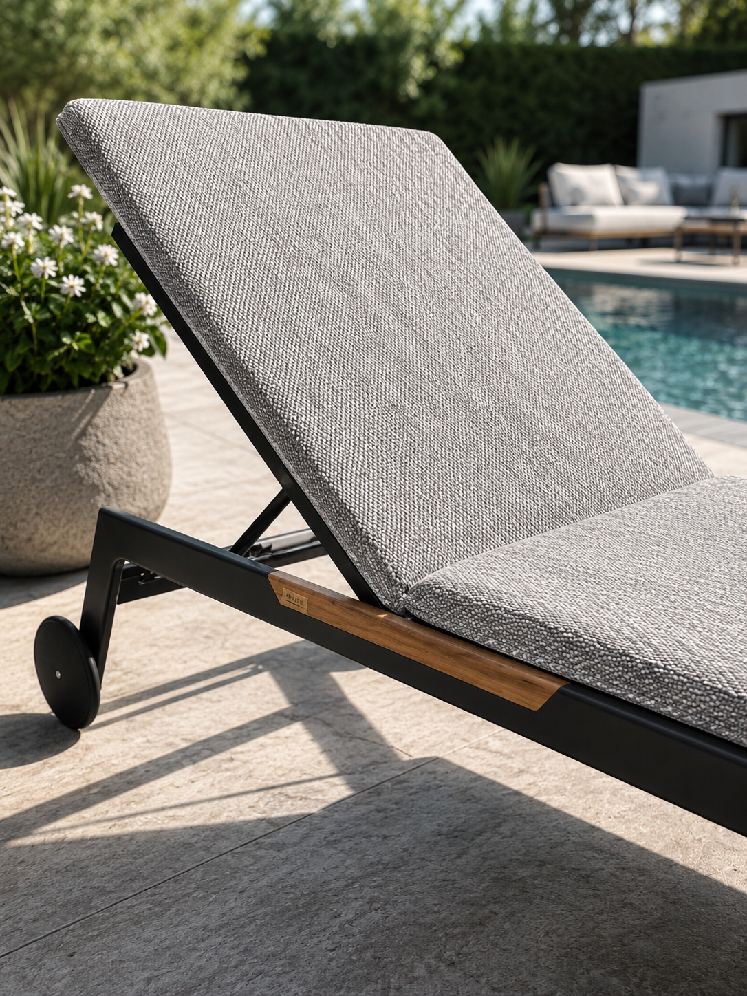 Tintamarre Lounger with Cushion by ATOLL | Premium Comfort and Contemporary Elegance