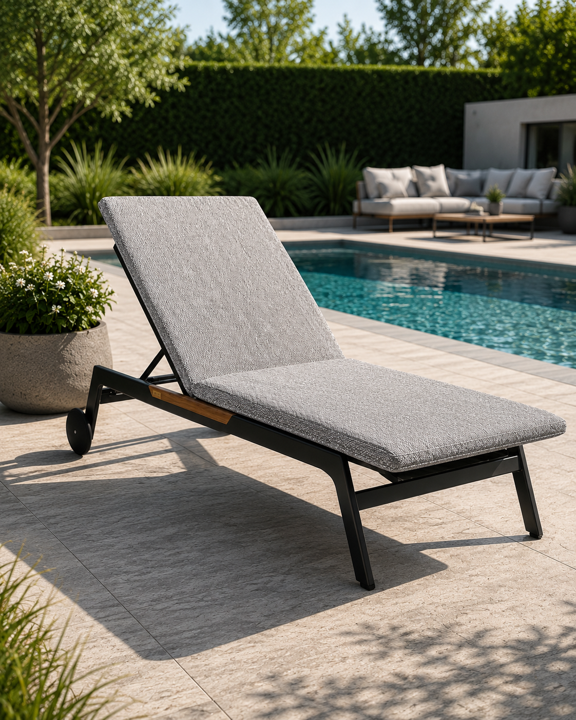 Tintamarre Lounger with Cushion by ATOLL | Premium Comfort and Contemporary Elegance