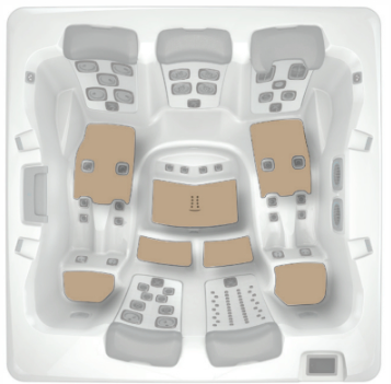 SwimDek pour Bullfrog Spas A-Series - Modèle A7D