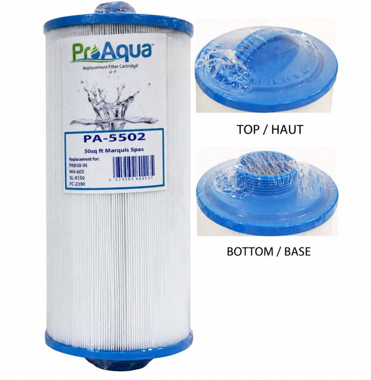 ProAqua PA-5502 filter cartridge – 5-3/16 in x 12-3/16 in