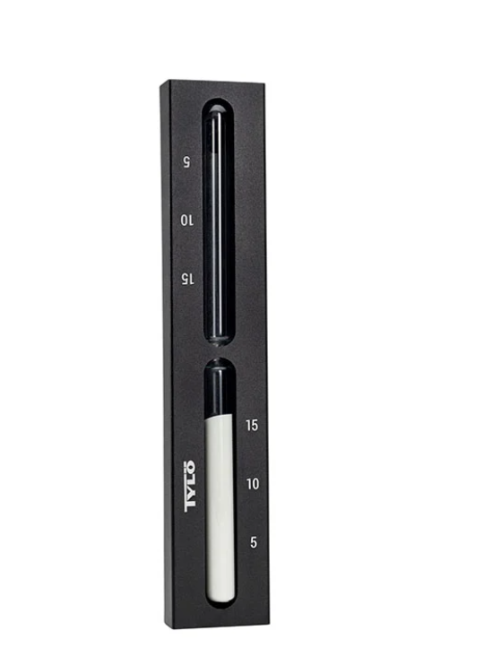 Tylö Brilliant Sauna Hourglass – Matte Black | 15-Minute Timer