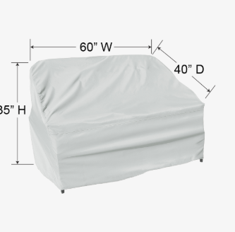 Large Cover Treasure Garden® for Loveseat – Light Gray – PFC722