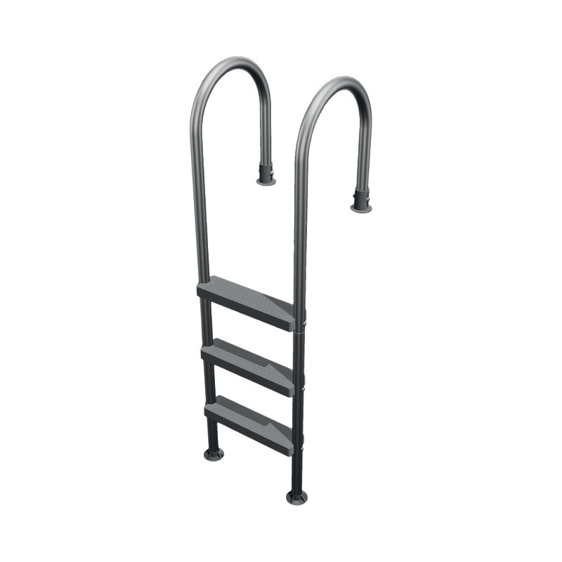Premium Stainless Steel Ladder for Above Ground Pool – Gray Trident