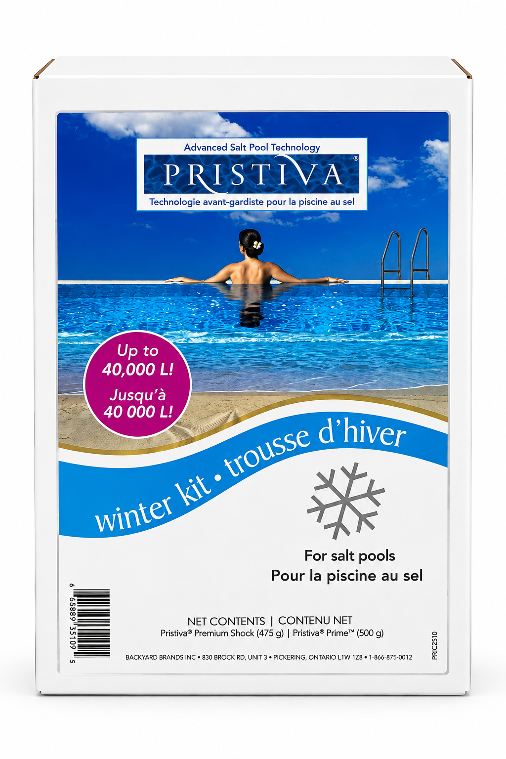 Pristiva Winterizing Kit for Saltwater Pools – Up to 40 000 L