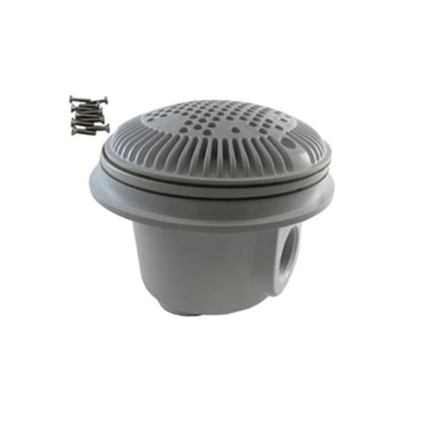 Hayward 1.5 in Anti-Vortex Main Drains – 8" Dark Gray (Pack of 2)