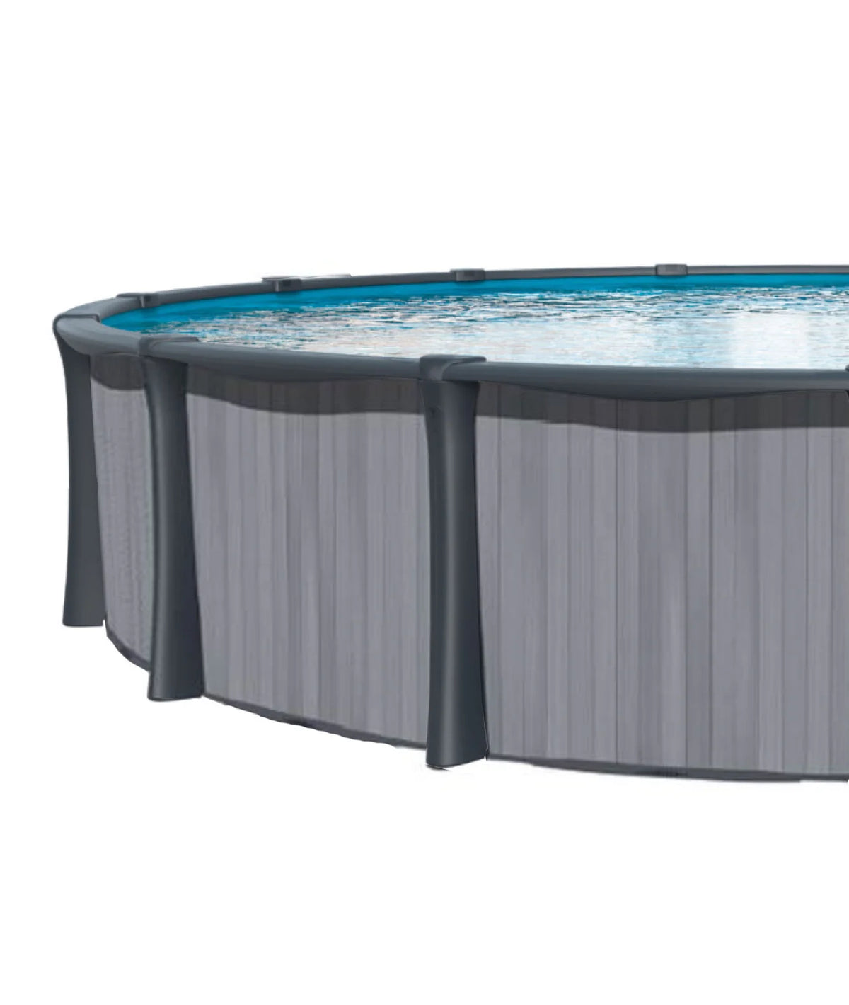 Blaze 15 ft above-ground pool – Resin wall and frame