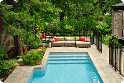 In-ground pool designs by Piscine Hippocampe