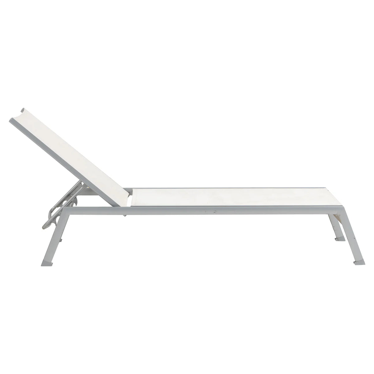 Chaise Longue Ratana Collection Lucca White