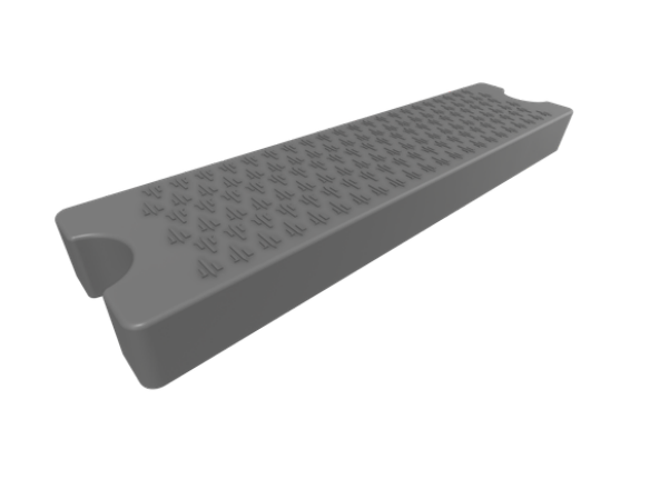 Marche de remplacement grise Trident TPS-AC01-G pour échelle de piscine creusée