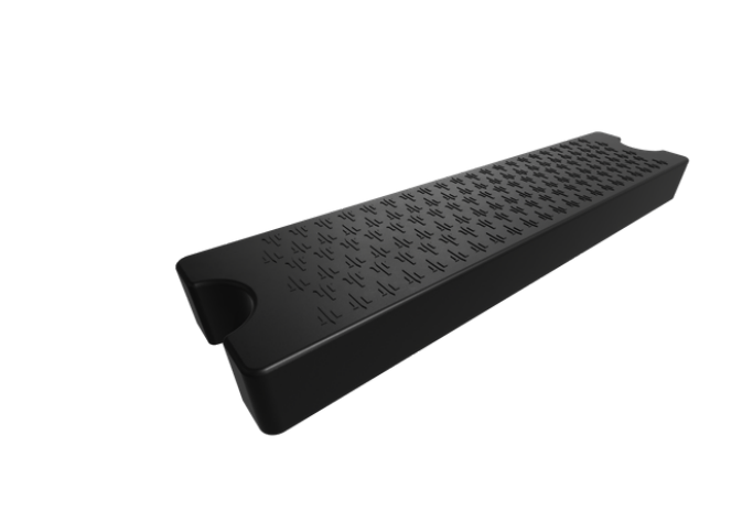 Marche de remplacement noire Trident TPS-AC01-B pour échelle de piscine creusée