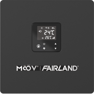 Écran de commande de la thermopompe Moov TurboX 200K