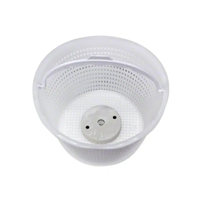 Vue de dessus du panier d’écumoire CMP 25140-000-900 blanc avec poignée