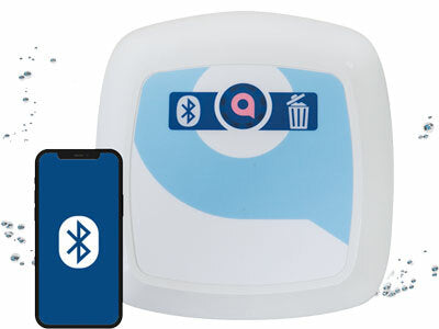 REVA robotic pool cleaner with gyroscope and mobile app
