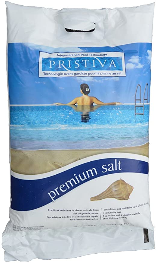 Sel haute pureté Pristiva Premium pour piscine au sel – 18,1 kg