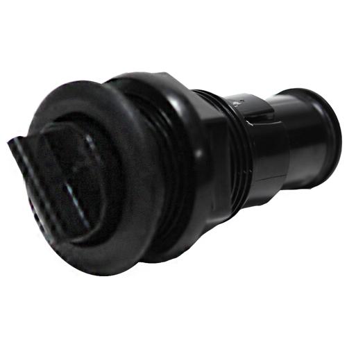 Black Cal Spas drain and fill valve – PLU21400139