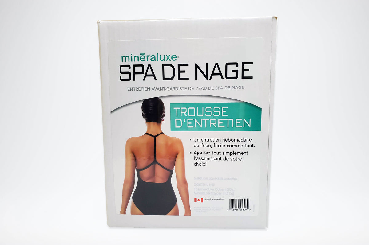 Minéraluxe maintenance kit for a swim spa