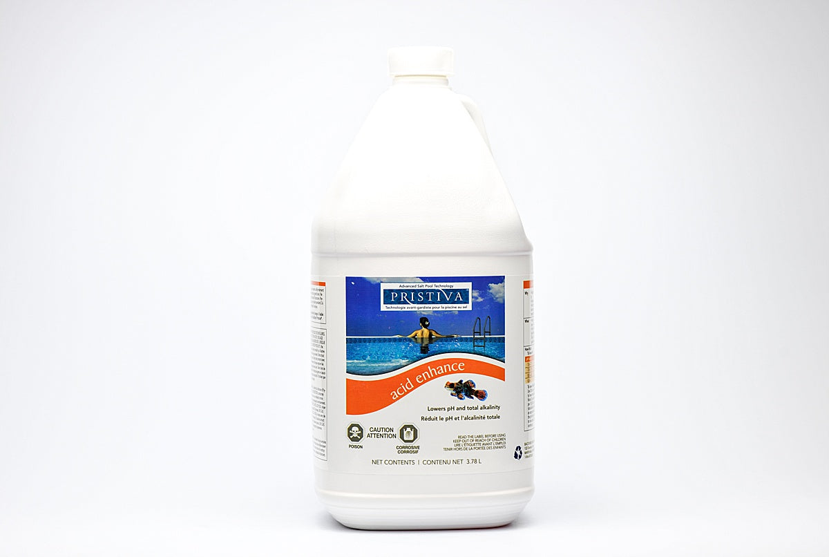 Pristiva Acid Enhance – Liquid pH Reducer for Saltwater Pool