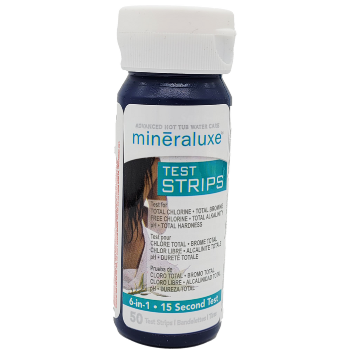 Languettes Minéraluxe 6 en 1 pour le suivi de l’eau de spa