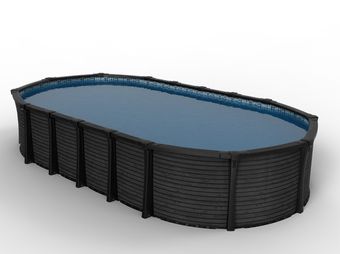 Piscine hors terre Phoenix Carvin ovale pour un projet de remplacement