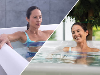 Thérapie par contraste chaud froid avec spa Hot Spring et bain froid