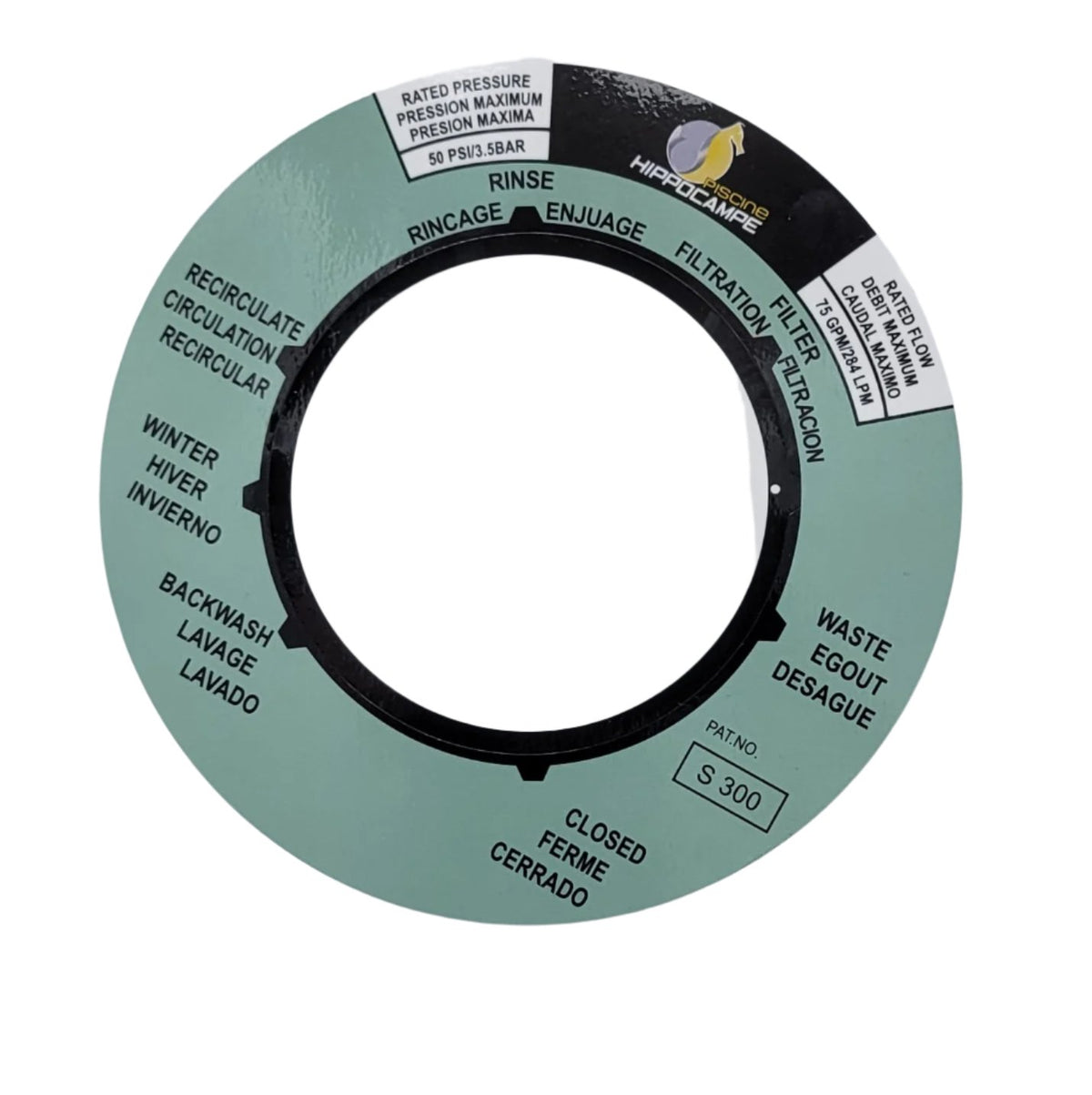 6 POSITION LABEL FOR SOMA/TABEX FILTER HEAD
