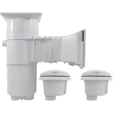 Wide Track Auto-Skim Skimmer with Bottom Drain – Hayward SP10852OMTE (white)
