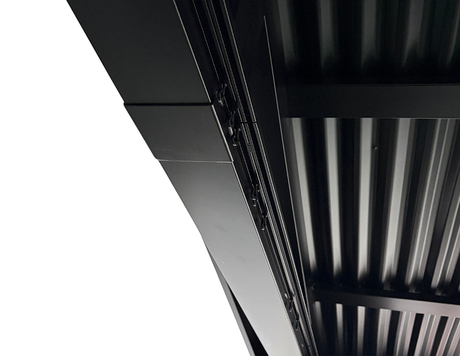 Gazebo Plaza Corriveau 12 pi x 14 pi noir – Toit en Galvalume
