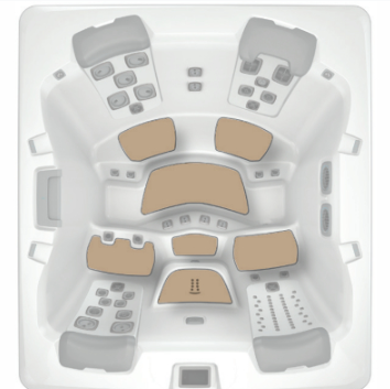 SwimDek pour Bullfrog Spas A-Series - Modèle A6