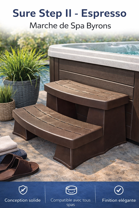 Byron Sure Step II Spa Step – Espresso Color