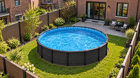 Piscine hors terre Phoenix Carvin avec structure en résine injectée