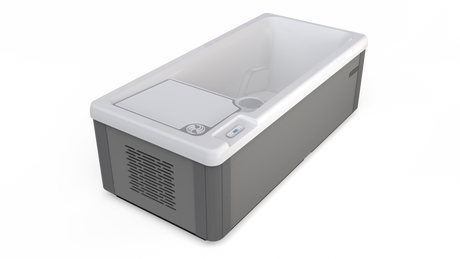 Vigor Cold Plunge Hot Spring – Arctic White with Ash Covering