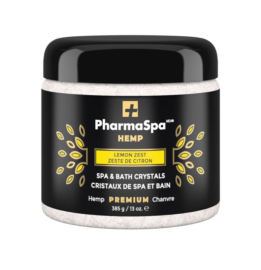 PharmaSpa Hemp Lemon Zest Crystals for spa – 385 g