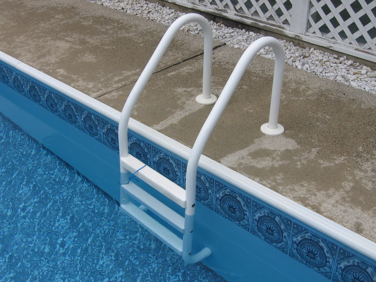Saftron Classic Series beige inground pool ladder – 24 in | Clearance