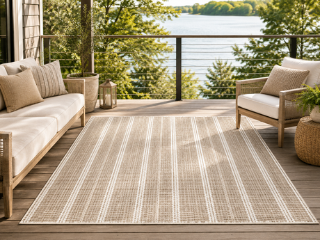 Treasure Garden Sand Dune Outdoor Rug – Beige