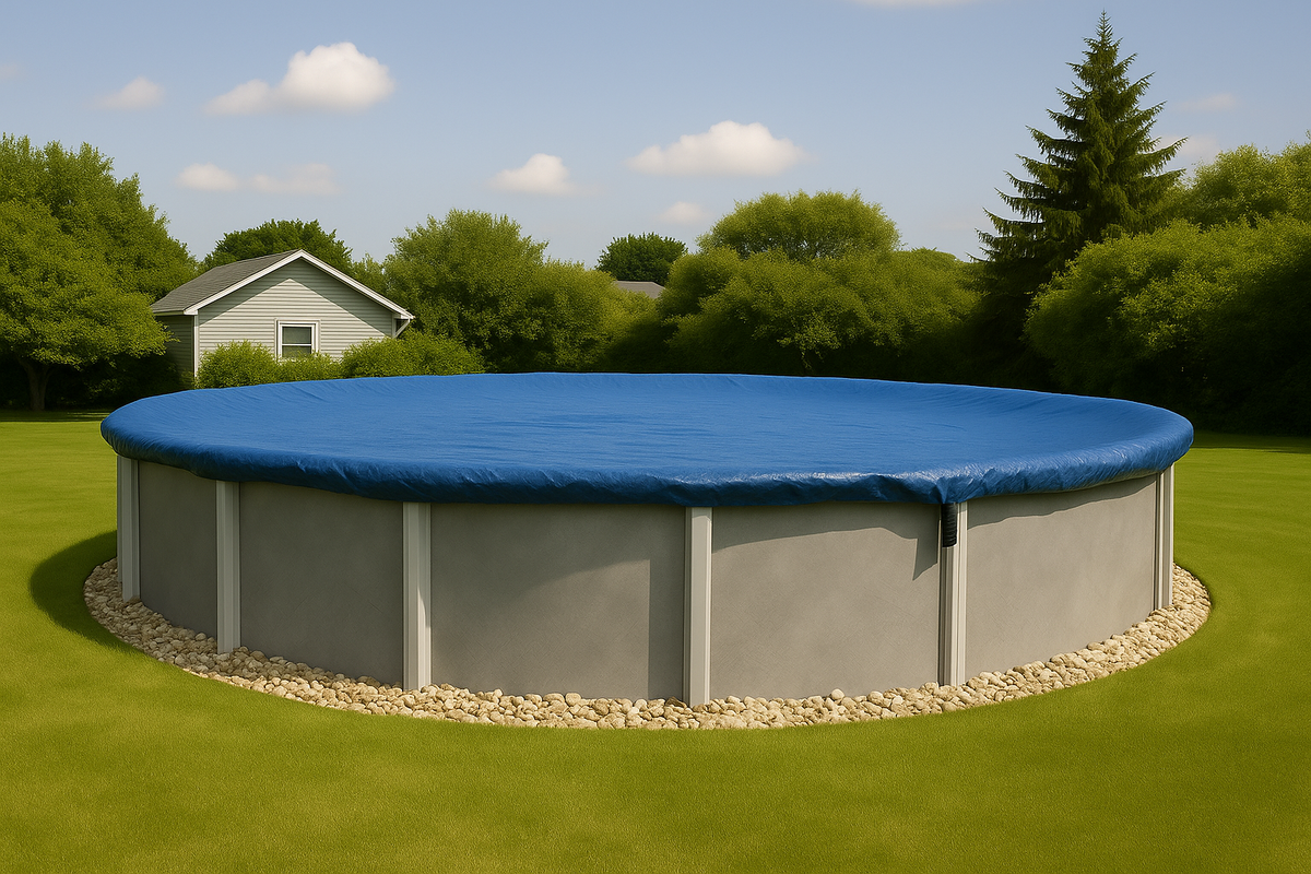 Yard Guard Deluxe opaque winter cover for above-ground pools – 15-year warranty