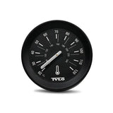 Tylö Brilliant Sauna Thermometer – Matte Black Aluminum
