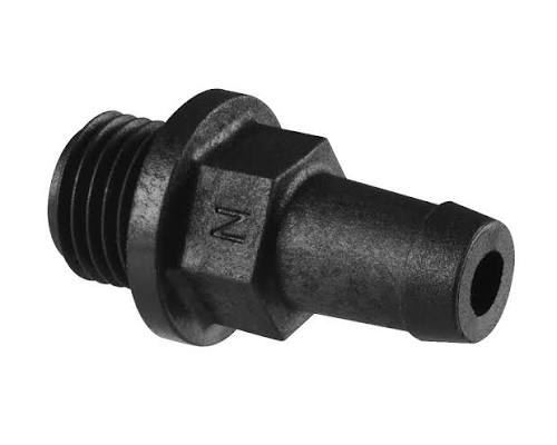 Adaptateur LX-ADAPTER noir, embout 3/8 po cannelé et filetage mâle 1/4 po
