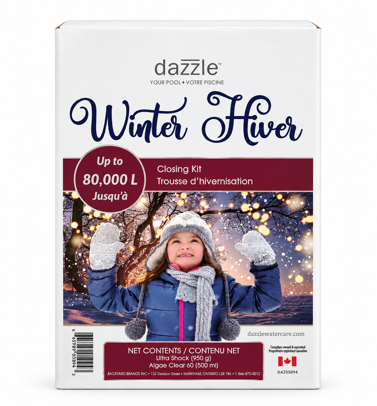 Dazzle Premium Winterizing Kit – Up to 80 000 L