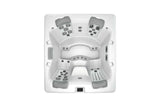 Spa Bullfrog A6 vu du dessus, illustration du modèle compatible; spa vendu séparément