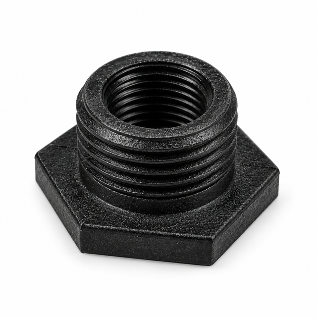 Connecteur MOOV MFXSCPG pour manomètre ou bouchon de filtre, vue du filetage extérieur