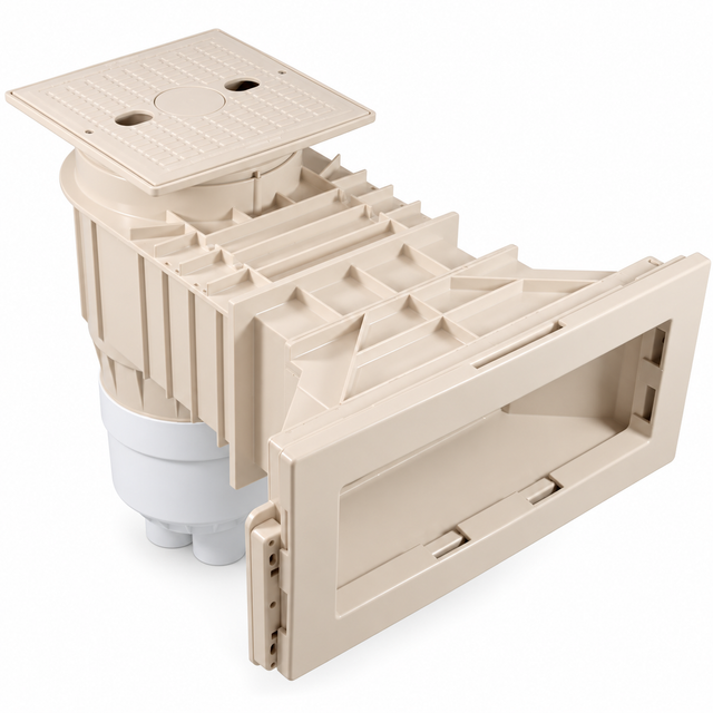 Écumoire Waterway Renegade beige à grande ouverture pour piscine creusée avec toile de vinyle
