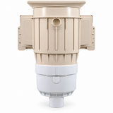 Vue arrière de l’écumoire Waterway Renegade beige avec partie inférieure blanche