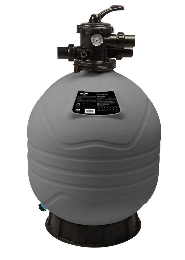 Filtreur à sable MOOV 24 pouces – Filtre piscine 300 lb haute performance en PEHD