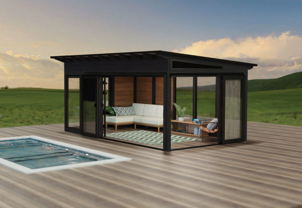Gazebo Visscher Baker 11 x 14 – Rallonge de 40 po