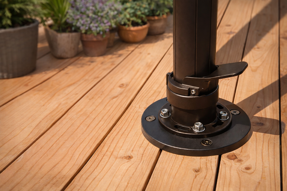 Treasure Garden AMK-W support for wood deck – AKZP and AG25T
